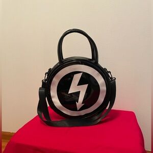 Killstar Black and White Round Bag